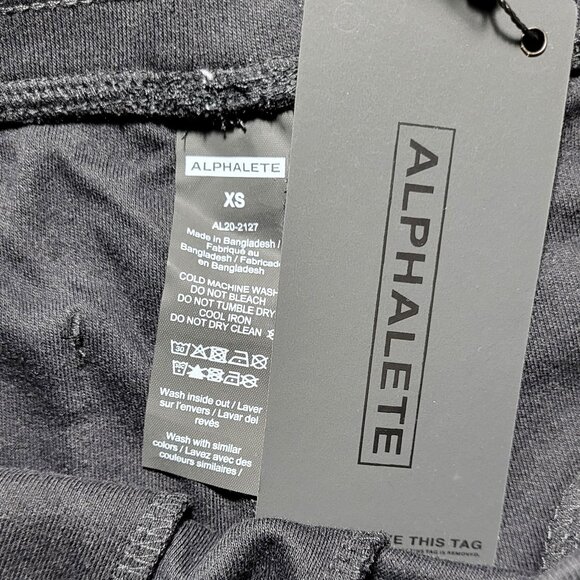 Alphalete Men's Shorts Size XS Blackout Essential Core Jogging Sports Activewear - Picture 4 of 7